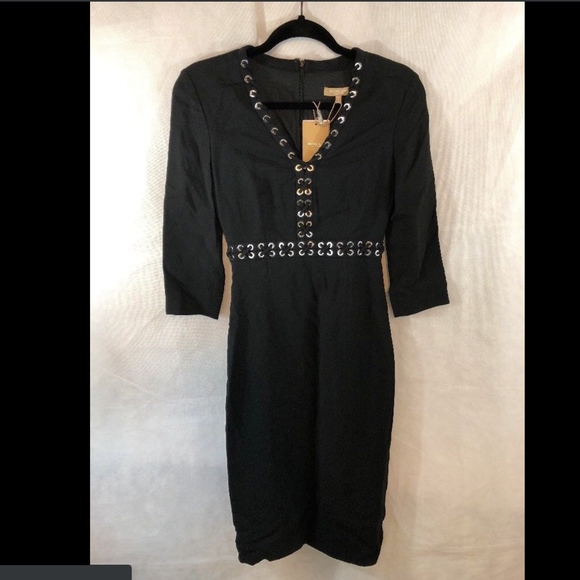 NWT $2,275 Michael Kors Collection Cady Sheath Dress Made in Italy [SZ 2‎ ] - Picture 3 of 8
